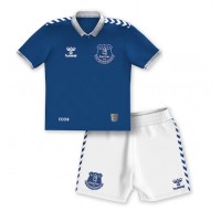 Koszulka piłkarska Everton Strój Domowy dla dzieci 2023-24 tanio Krótki Rękaw (+ Krótkie spodenki)
